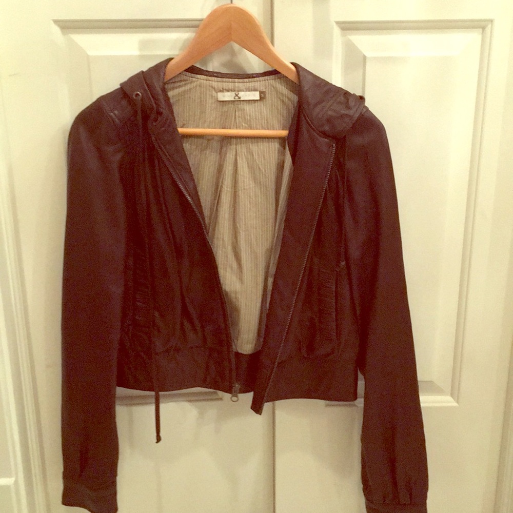 Leather jacket